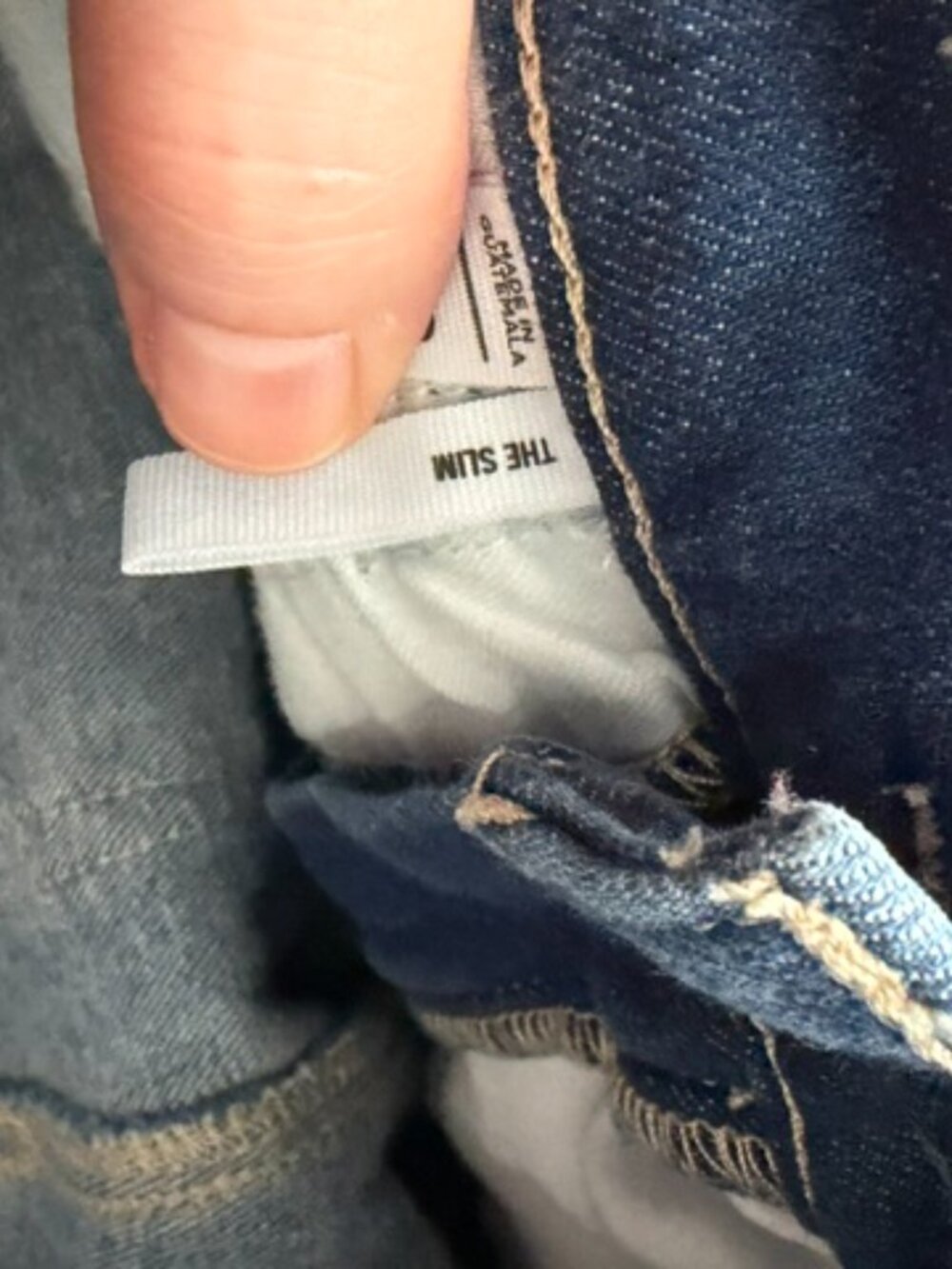 Loft Mid Rise Straight Slim Jeans - Picture 6 of 7